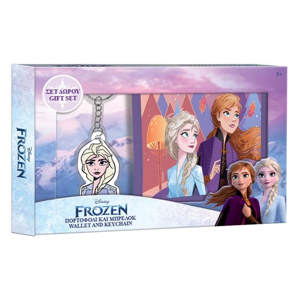 Πορτοφόλι Disney Frozen με μπρελόκ σετ δώρου 18x12 εκ. Πορτοφόλι Disney Frozen με μπρελόκ σετ δώρου 18x12 εκ. - Image 1