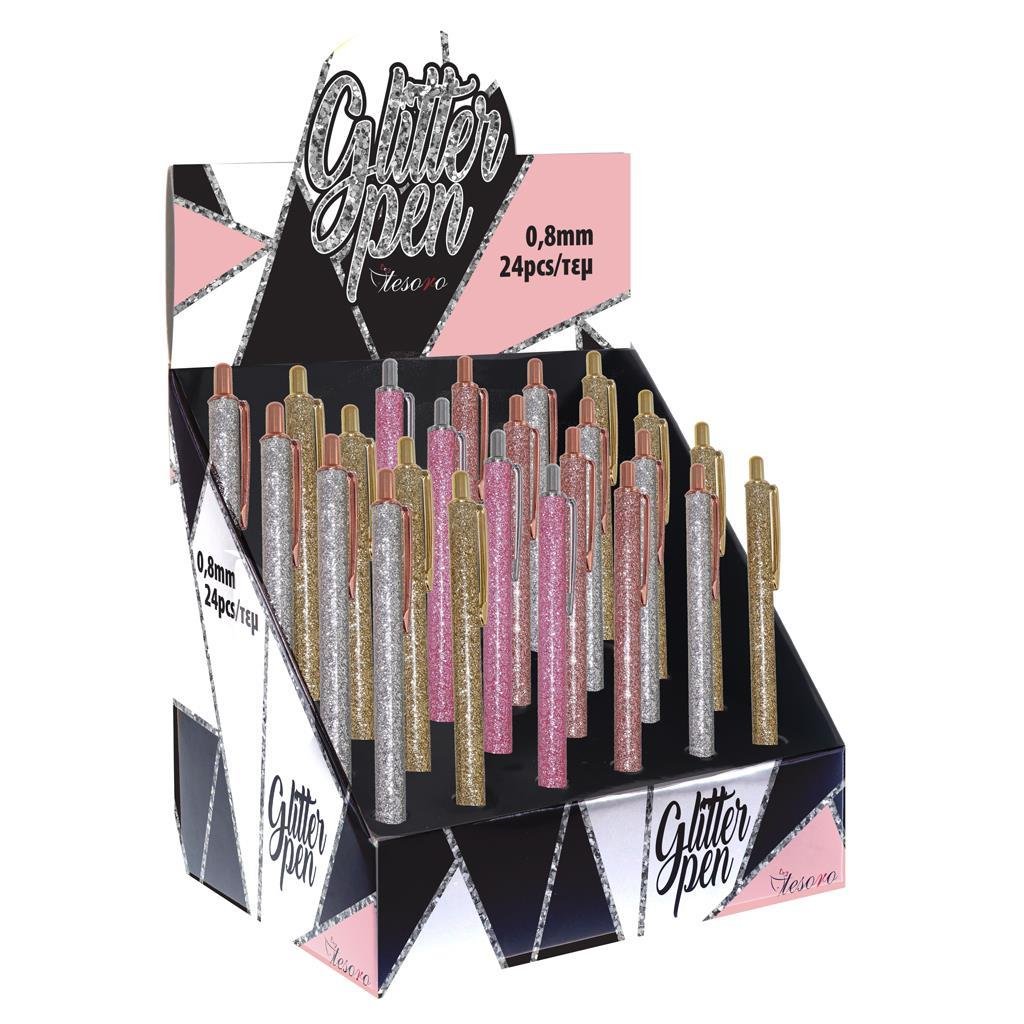 ΣΤΥΛΟ GLITTER 4ΧΡ TESORO ΣΤΥΛΟ GLITTER 4ΧΡ TESORO - Image 1