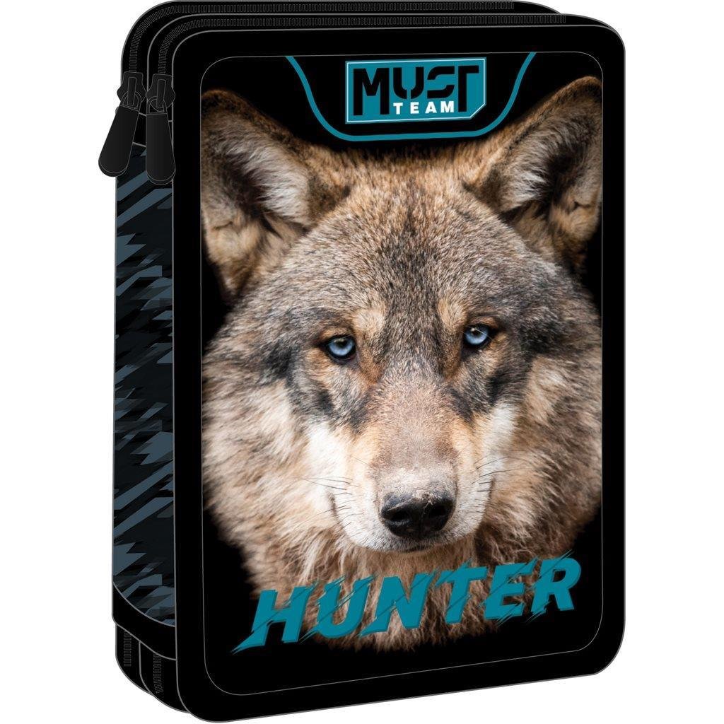 Σχολική Κασετίνα Διπλή Γεμάτη Must Team Wild Wolf Σχολική Κασετίνα Διπλή Γεμάτη Must Team Wild Wolf - Image 1