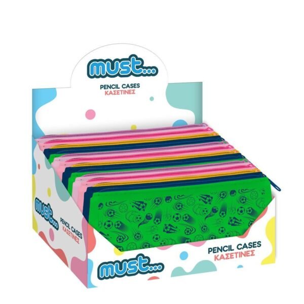 Κασετίνα Φλατ Σιλικόνης Must Focus σε 4 Χρώματα