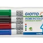 ΜΑΡΚΑΔΟΡΟΙ ΑΣΠΡΟΠΙΝΑΚΑ ΜΕΣΑΙΟΙ 4ΤΕΜ ROBERCOLOR GIOTTO