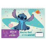 Μπλοκ Ζωγραφικής Disney Stitch A4, 30 Φύλλα, 2 Σχέδια