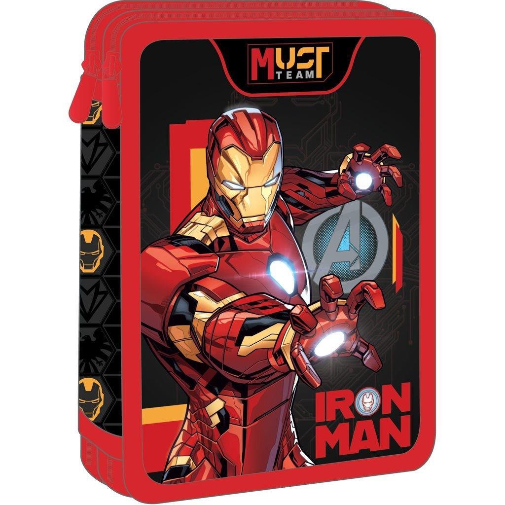 Σχολική Κασετίνα Διπλή Γεμάτη Avengers Iron Man Must Team Σχολική Κασετίνα Διπλή Γεμάτη Avengers Iron Man Must Team - Image 1