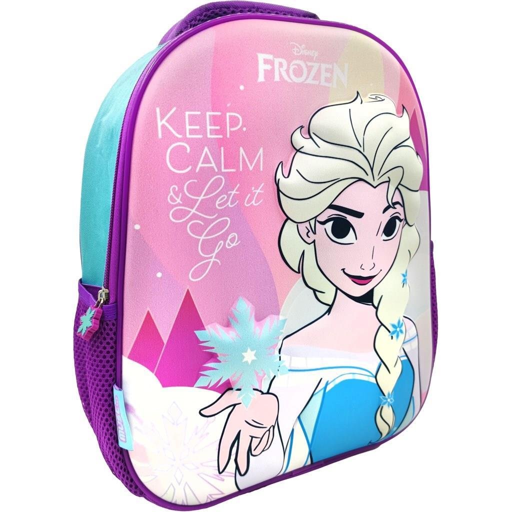 Σχολική Τσάντα Πλάτης Νηπίου Disney Frozen Keep Calm And Let It Go Must 1 Θήκη 3D Eva Σχολική Τσάντα Πλάτης Νηπίου Disney Frozen Keep Calm And Let It Go Must 1 Θήκη 3D Eva - Image 1