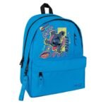 Σχολική Τσάντα Πλάτης Δημοτικού Disney Stitch Must Team Μπλε Ανοιχτό με Μπλε Σκούρο 2 Κεντρικές Θήκε