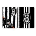 ΤΕΤΡΑΔΙΟ ΣΠΙΡΑΛ 17Χ25 2ΘΕΜ 60Φ  ΠΑΟΚ  2ΣΧ.