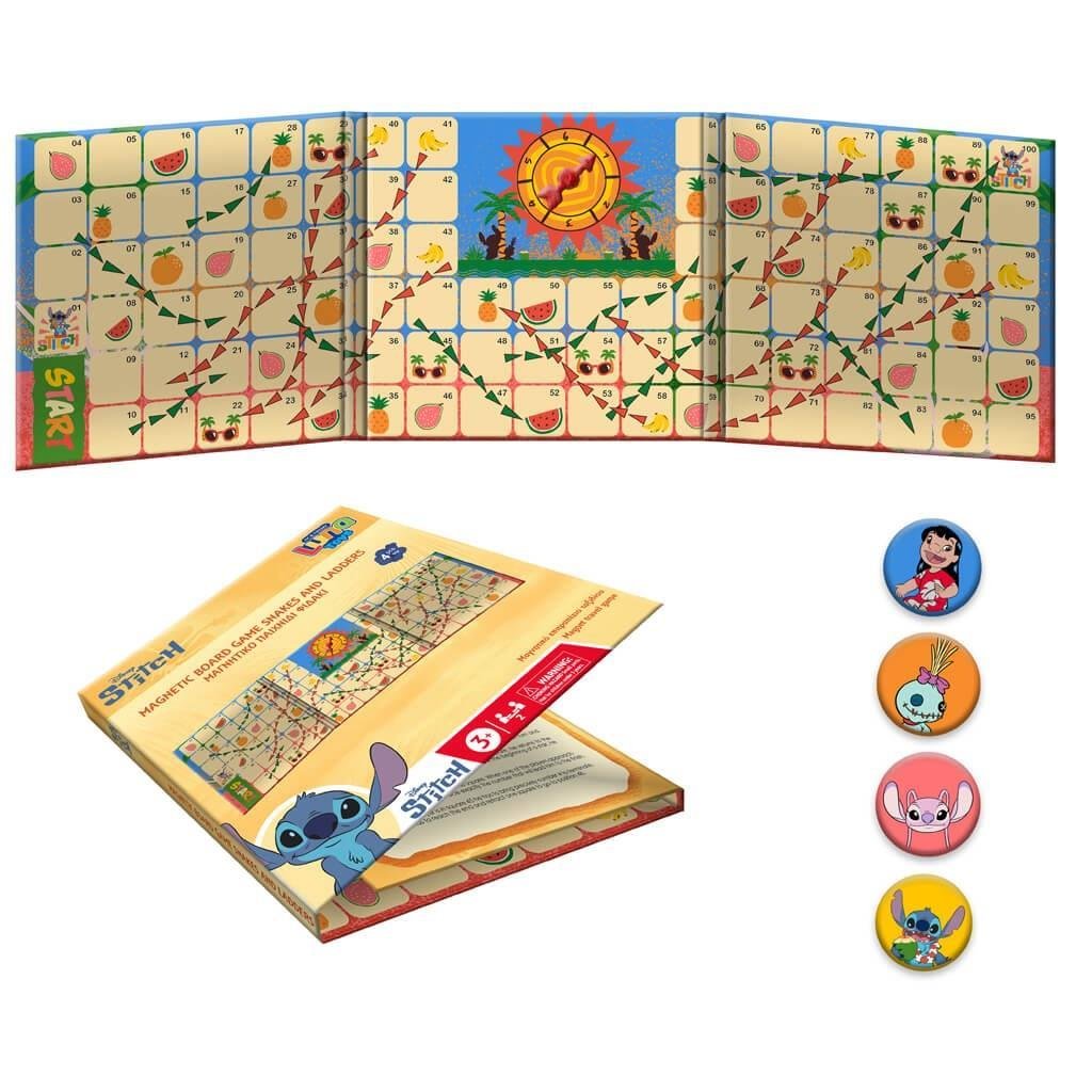 Επιτραπέζιο Μαγνητικό Παιχνίδι Φιδάκι Disney Stitch 17 Επιτραπέζιο Μαγνητικό Παιχνίδι Φιδάκι Disney Stitch 17,5x17,5x20 εκ. - Image 1