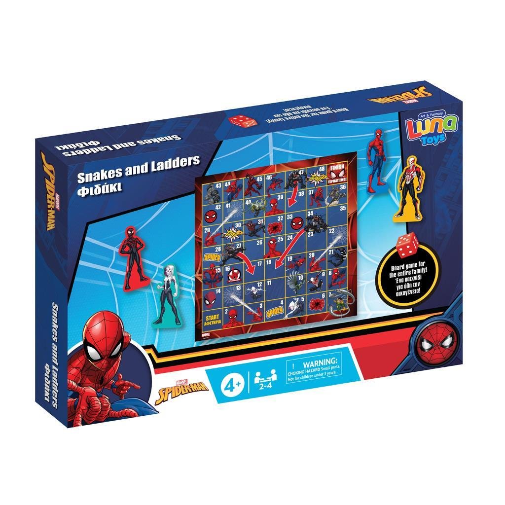 Επιτραπέζιο Παιχνίδι Φιδάκι Spider - Man Luna Toys 21 Επιτραπέζιο Παιχνίδι Φιδάκι Spider - Man Luna Toys 21,5x21,5x5 εκ. - Image 1