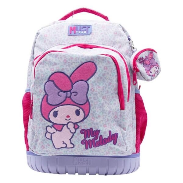 Σχολική Τσάντα Τρόλεϊ Δημοτικού My Melody Must Team 3 Θήκες με Μονό Χερούλι και 2 Ρόδες