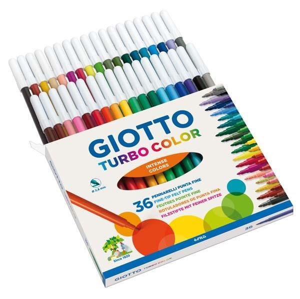 ΜΑΡΚΑΔΟΡΟΙ 36ΤΕΜ TURBO COLOR GIOTTO ΜΑΡΚΑΔΟΡΟΙ 36ΤΕΜ TURBO COLOR GIOTTO - Image 1