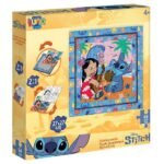 Παζλ Κορνίζα Disney Stitch Luna Toys 2 σε 1 Χρωματισμού 2 όψεων 64 Τμx. 27x27 εκ.