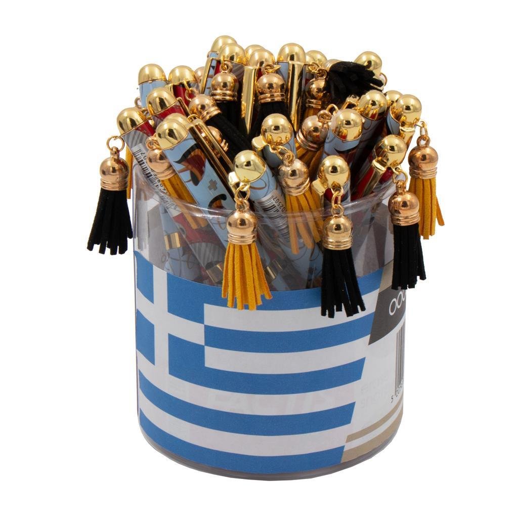 d391c1a7e0604aeca6bb1548d8b5d7ca Στυλο Μεταλλικό με Κρεμαστό διακοσμητικό Ελλάδα 2021 - Image 1