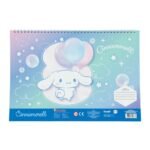 Μπλοκ Ζωγραφ Cinnamoroll 23x33, 40 Φύλ, Aυτοκόλ-Στενσιλ-2 Σελ Χρωμ 2 Σχέ