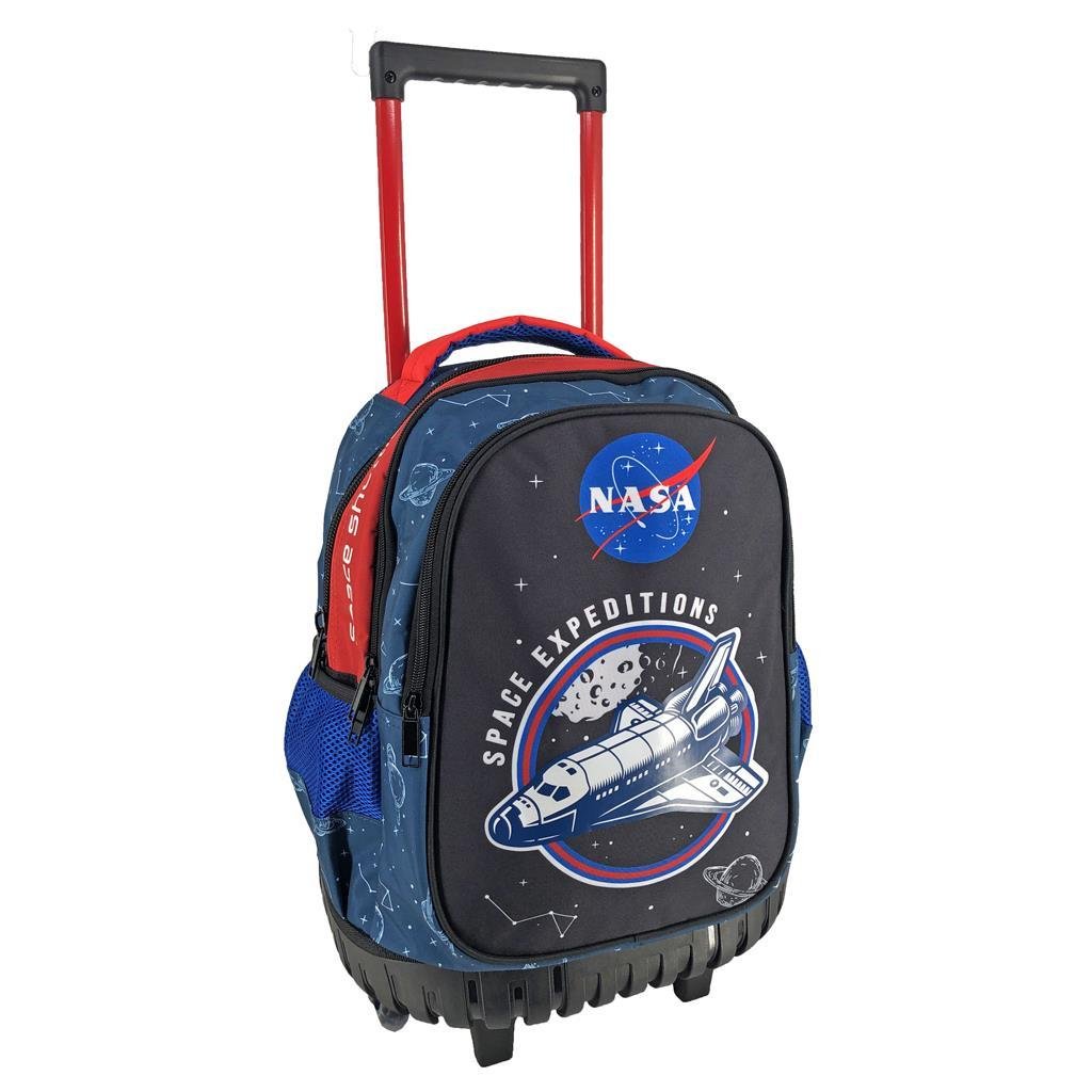 Σχολική Τσάντα Τρόλεϊ Δημοτικού NASA Space Expeditions 3 Θήκες Σχολική Τσάντα Τρόλεϊ Δημοτικού NASA Space Expeditions 3 Θήκες - Image 1
