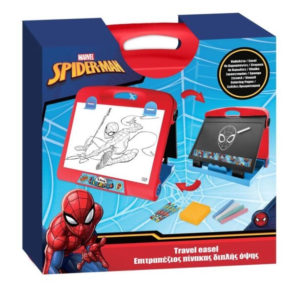 Πίνακας Επιτραπέζιος Διπλής Όψης Spider-Μan 34,5x7,5x35,5 εκ.