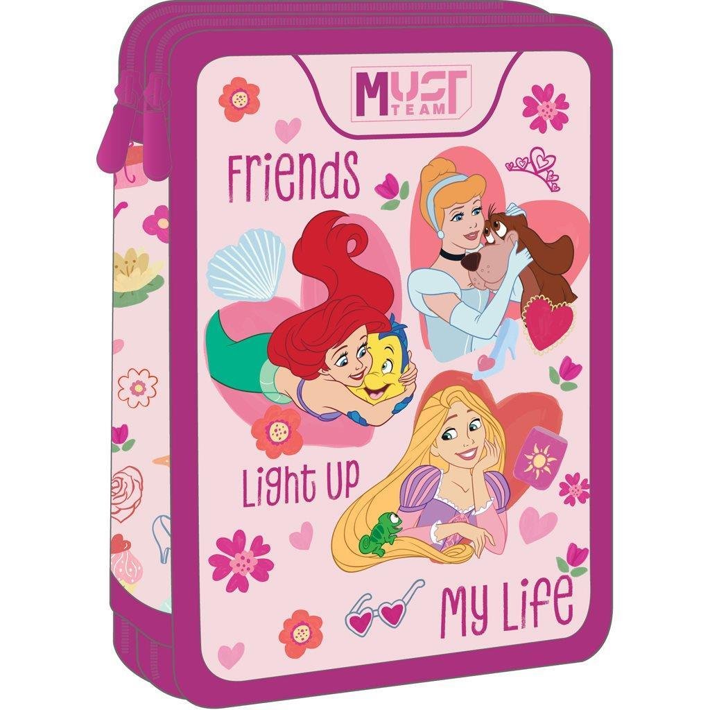 Σχολική Κασετίνα Διπλή Γεμάτη Disney Princess Friends Light Up My Life Must Team Σχολική Κασετίνα Διπλή Γεμάτη Disney Princess Friends Light Up My Life Must Team - Image 1