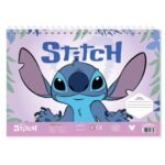Μπλοκ Ζωγραφ Stitch 23x33, 40Φύλ, Aυτοκόλ-Στενσιλ-2Σελ. Χρ 2Σχ