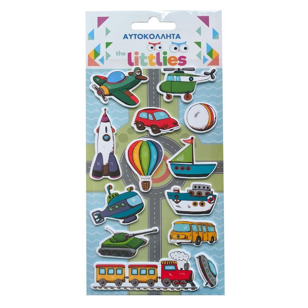 ΑΥΤΟΚΟΛΛΗΤΑ 10X22 EK. ΟΧΗΜΑΤΑ THE LITTLIES ΑΥΤΟΚΟΛΛΗΤΑ 10X22 EK. ΟΧΗΜΑΤΑ THE LITTLIES - Image 1
