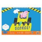 ΜΠΛΟΚ ΖΩΓΡΑΦ GEORGE 23X33 40ΦΥΛ ΑΥΤΟΚ-ΣΤΕΝΣΙΛ- 2ΣΕΛ ΧΡ  2ΣΧ
